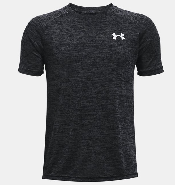 Siyah Erkek Çocuk UA Tech™ 2.0 Kısa Kollu T-shirt