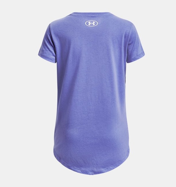 Mavi Çocuk UA Sportswear Logo Kısa Kollu T-shirt