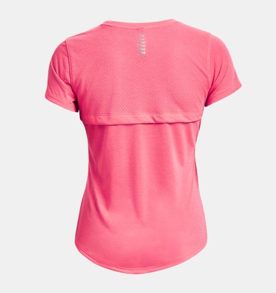 Pembe Kadın UA Streaker Koşu Kısa Kollu T-shirt
