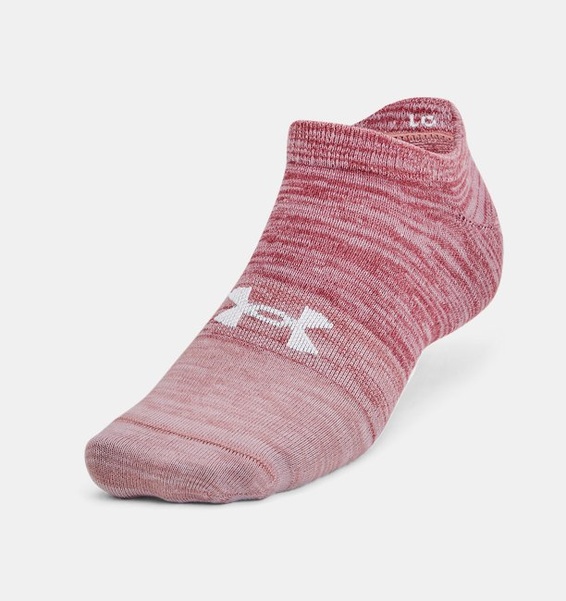 Pembe Unisex UA Essential No Show 3’lü Paket Çorap