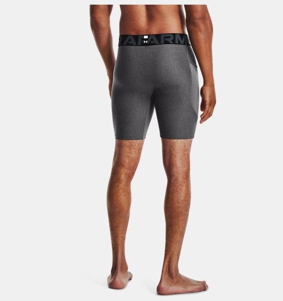 Gri Erkek HeatGear® Armour Compression Şort