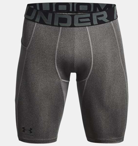 Gri Erkek UA HeatGear Armour Kısa Tayt