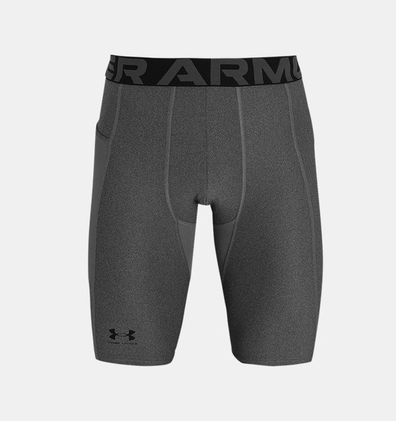 Gri Erkek UA HeatGear Armour Kısa Tayt
