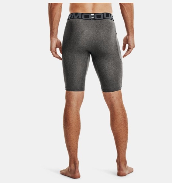 Gri Erkek UA HeatGear Armour Kısa Tayt