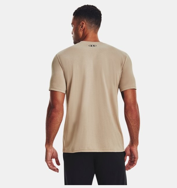 Kahverengi Erkek UA ABC Camo Boxed Logo Kısa Kollu T-shirt