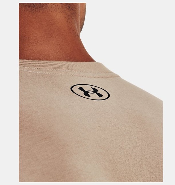 Kahverengi Erkek UA ABC Camo Boxed Logo Kısa Kollu T-shirt