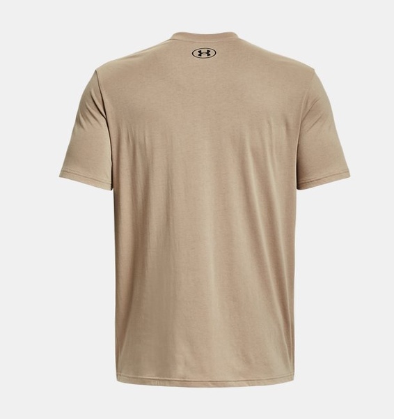 Kahverengi Erkek UA ABC Camo Boxed Logo Kısa Kollu T-shirt