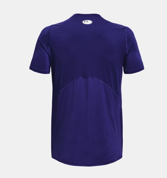 Mavi Erkek UA HeatGear Armour Fitted Kısa Kollu T-shirt