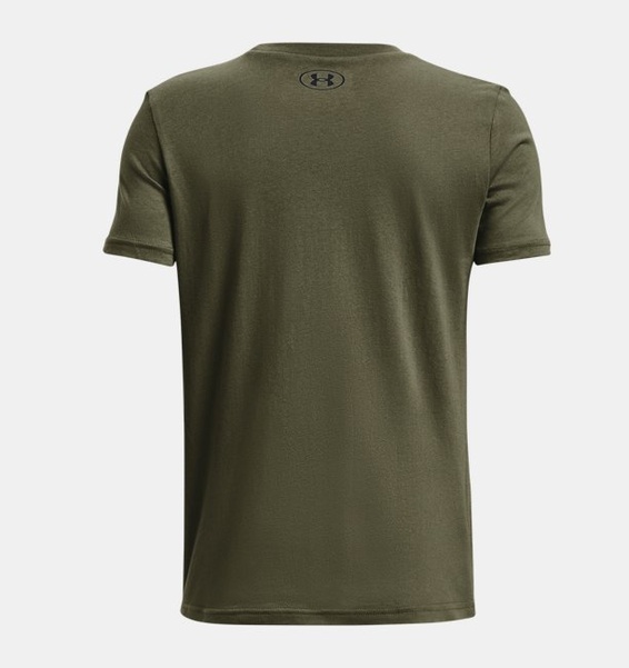 Haki Çocuk UA Spoststyle Left Chest Kısa Kollu T-shirt