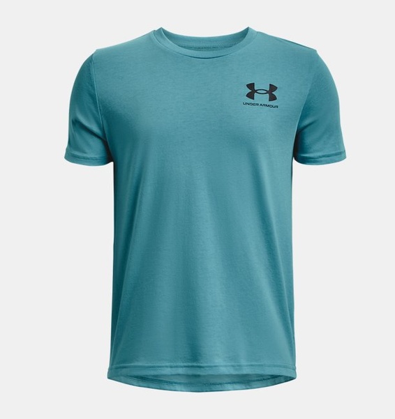 Mavi Çocuk UA Spoststyle Left Chest Kısa Kollu T-shirt