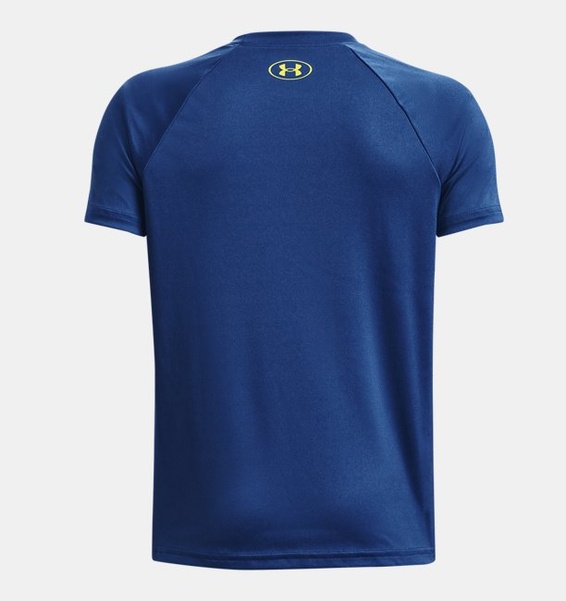 Mavi Erkek Çocuk UA Tech™ Big Logo Kısa Kollu T-shirt
