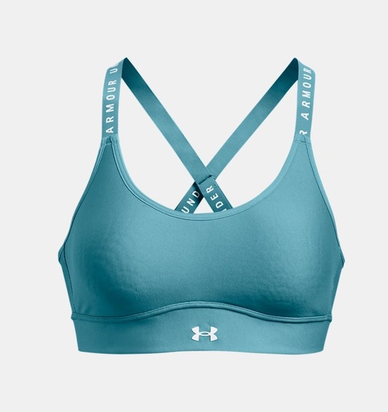 Mavi Kadın UA Infinity Mid Covered Spor Sütyeni