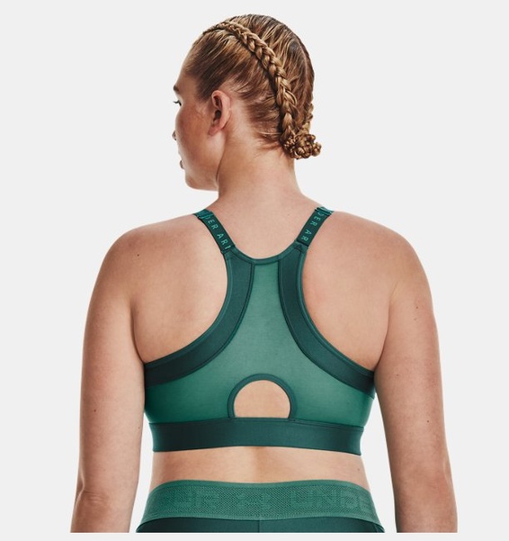 Yeşil Kadın UA Infinity Low Covered Spor Sütyeni