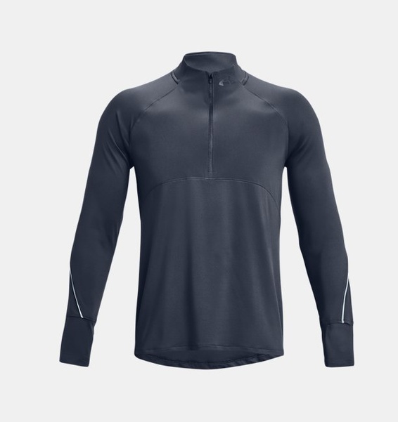 Gri Erkek UA Qualifier Koşu 2.0 ½ Fermuarlı Sweatshirt