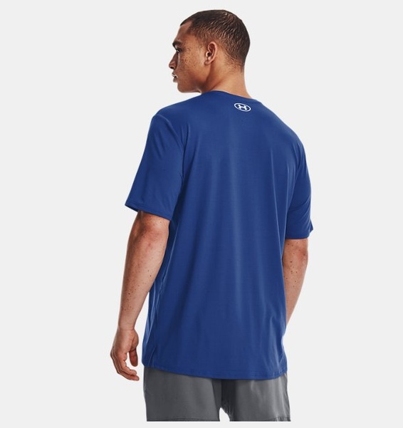 Mavi Erkek UA RUSH™ Energy Kısa Kollu T-shirt