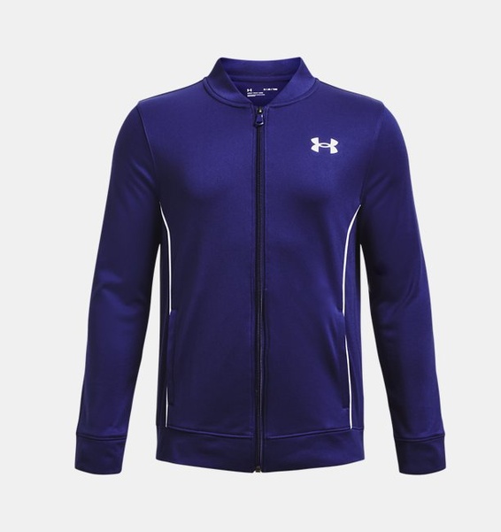 Mavi Erkek Çocuk UA Pennant 2.0 Tam Boy Fermuarlı Sweatshirt