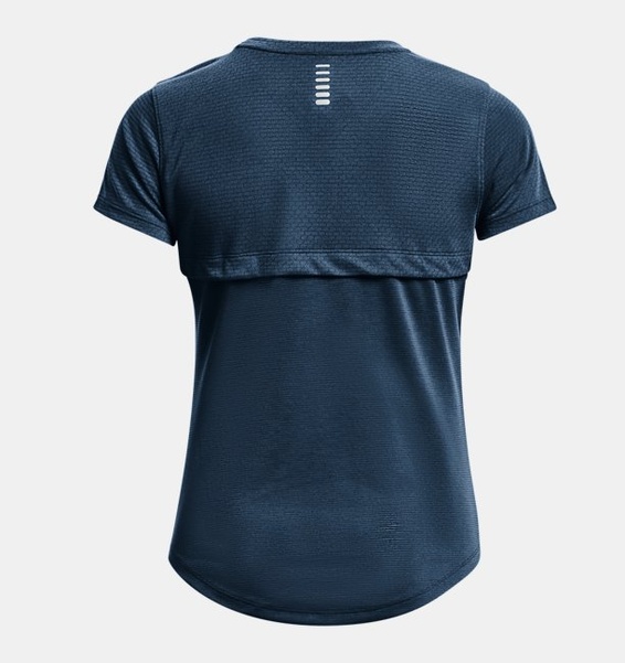 Mavi Kadın UA Streaker Koşu Kısa Kollu T-shirt