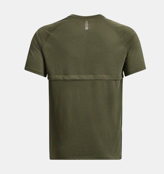 Yeşil Erkek UA Streaker Koşu Kısa Kollu T-shirt
