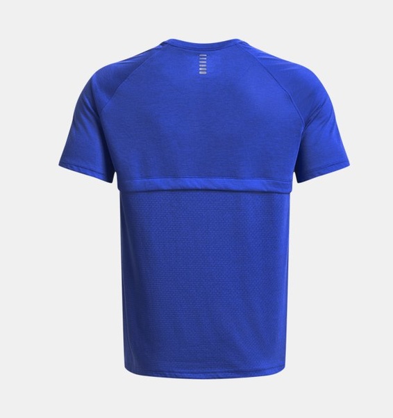 Mavi Erkek UA Streaker Koşu Kısa Kollu T-shirt