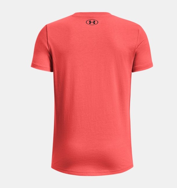 Kırmızı Çocuk UA Spoststyle Left Chest Kısa Kollu T-shirt