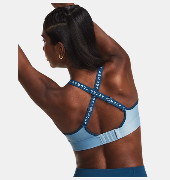 Mavi Kadın UA Infinity Mid Covered Spor Sütyeni