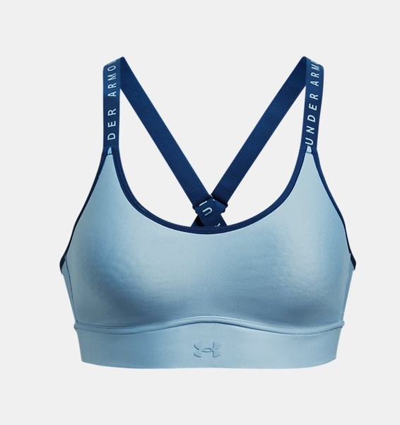 Mavi Kadın UA Infinity Mid Covered Spor Sütyeni