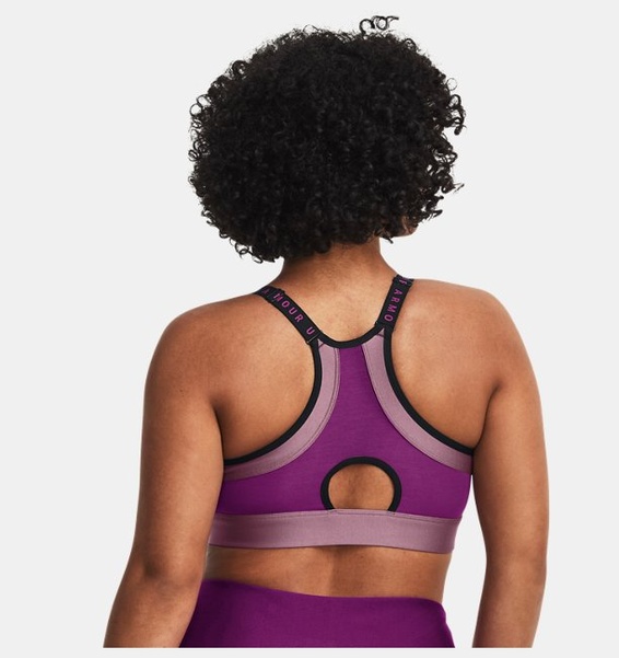 Mor Kadın UA Infinity Low Covered Spor Sütyeni