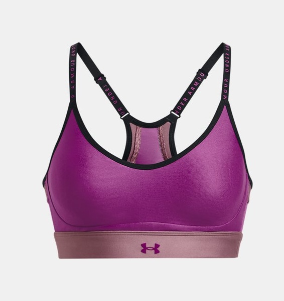 Mor Kadın UA Infinity Low Covered Spor Sütyeni