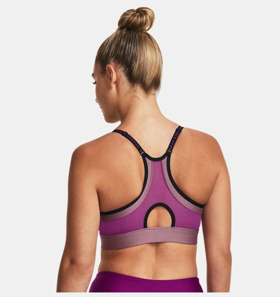Mor Kadın UA Infinity Low Covered Spor Sütyeni