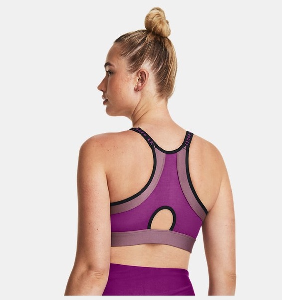 Mor Kadın UA Infinity Low Covered Spor Sütyeni