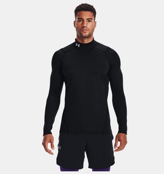Erkek UA ColdGear Armour Fitted Mock Uzun Kollu T-shirt