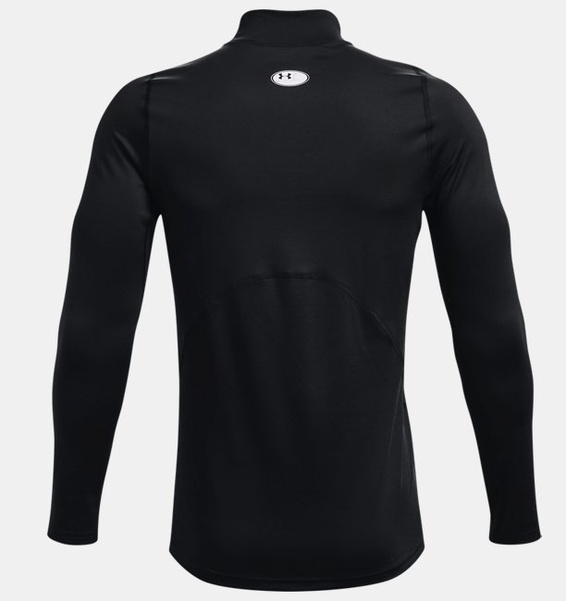 Siyah Erkek UA ColdGear Armour Fitted Mock Uzun Kollu T-shirt