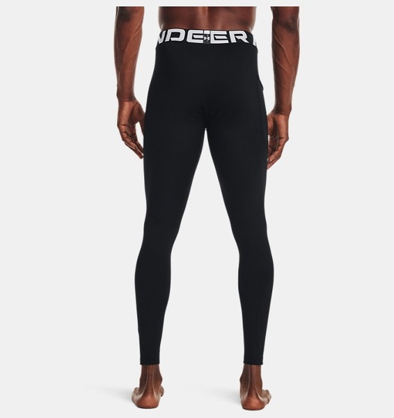 Siyah Erkek UA ColdGear Armour Tayt