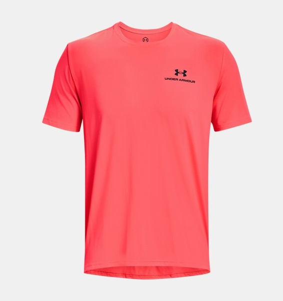Pembe Erkek UA RUSH™ Energy Kısa Kollu T-shirt