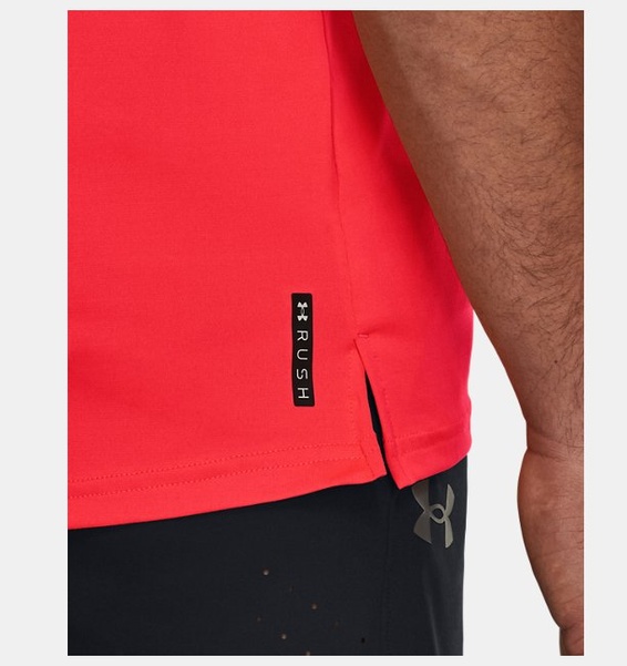 Pembe Erkek UA RUSH™ Energy Kısa Kollu T-shirt