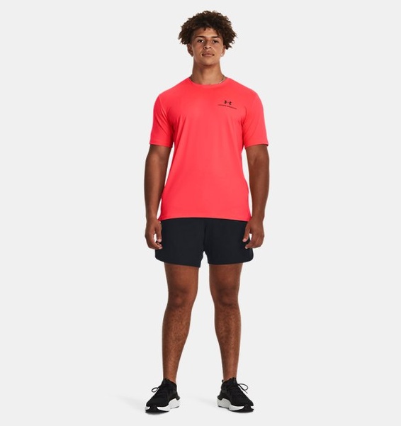 Pembe Erkek UA RUSH™ Energy Kısa Kollu T-shirt