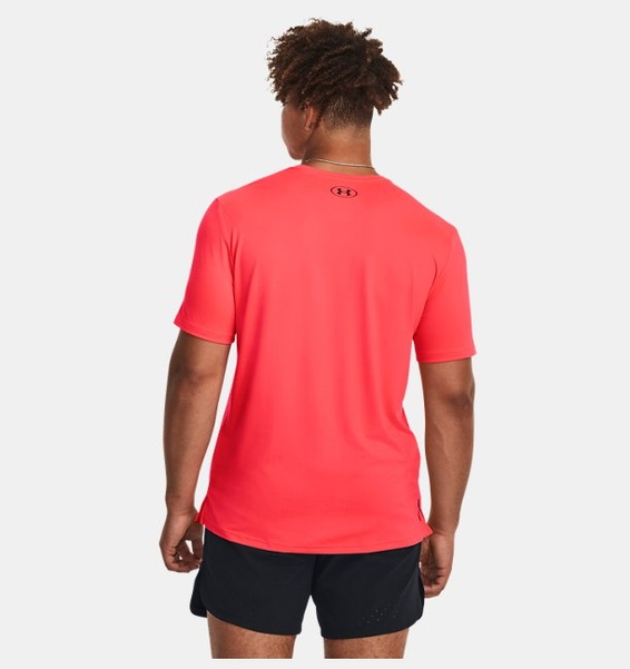 Pembe Erkek UA RUSH™ Energy Kısa Kollu T-shirt