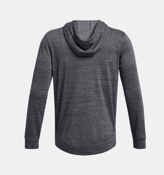 Gri Erkek UA Rival Terry LC Tam Fermuarlı Sweatshirt