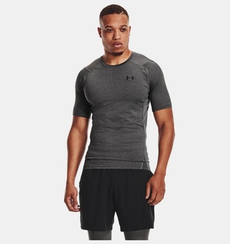 Erkek UA HeatGear Armour Compression Kısa Kollu T-shirt