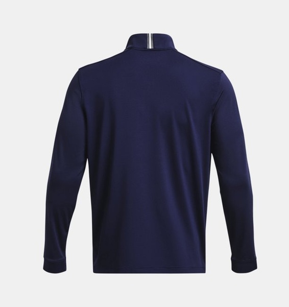 Lacivert Erkek UA Playoff 1/4 Fermuarlı Uzun Kollu T-shirt