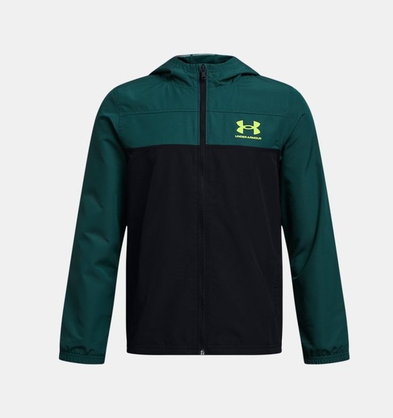 Petrol Yeşili Çocuk UA Sportstyle Rüzgarlık