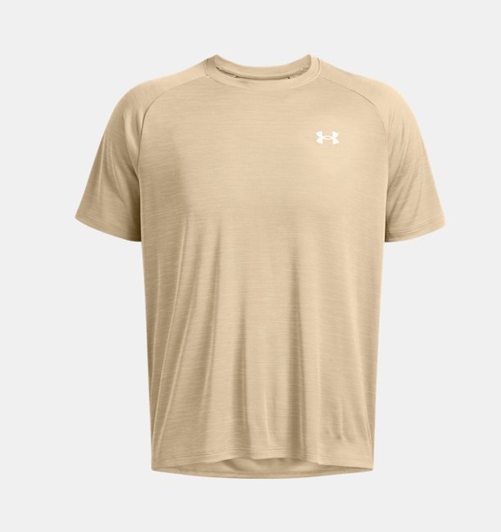 Vizon Erkek UA Tech Textured Kısa Kollu T-shirt