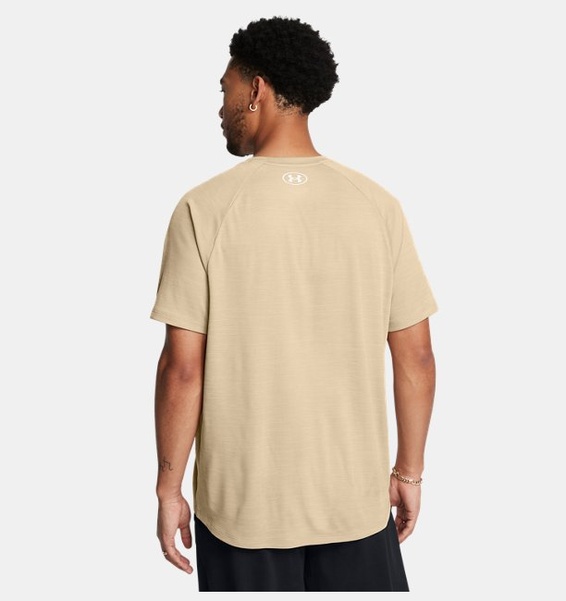 Vizon Erkek UA Tech Textured Kısa Kollu T-shirt