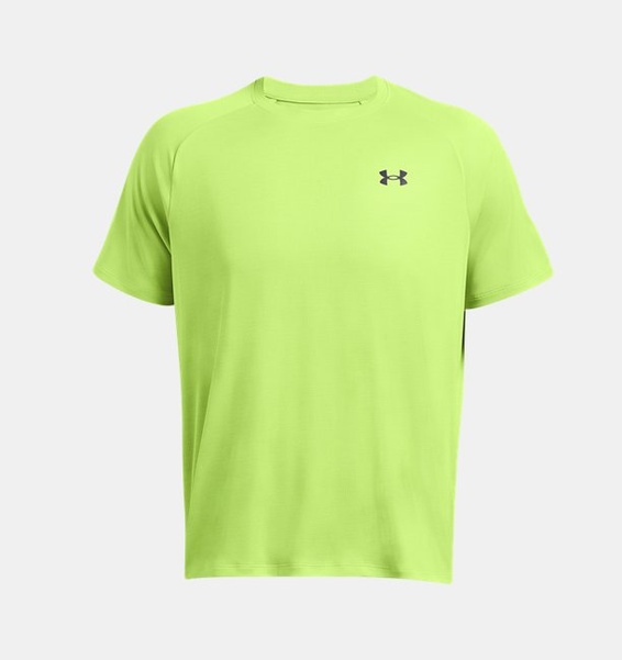 Yeşil Erkek UA Tech Textured Kısa Kollu T-shirt
