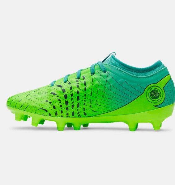 Yeşil Erkek Çocuk UA Magnetico Select 5 Fg Jr Futbol Ayakkabısı