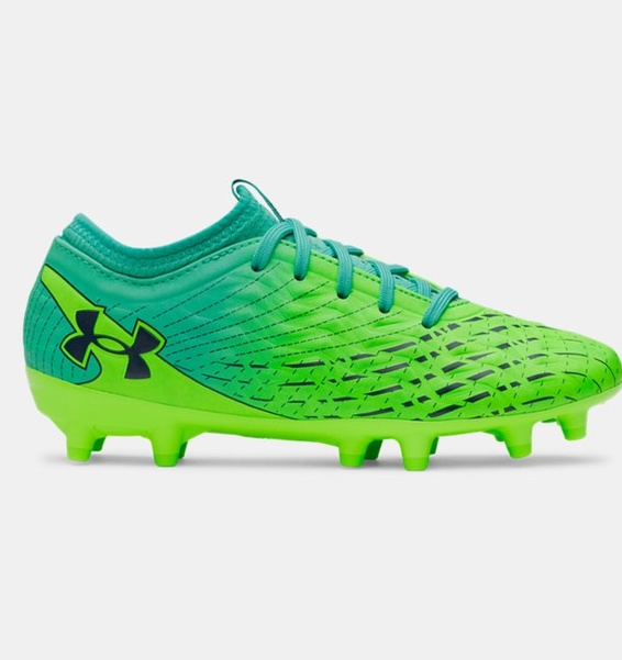 Yeşil Erkek Çocuk UA Magnetico Select 5 Fg Jr Futbol Ayakkabısı