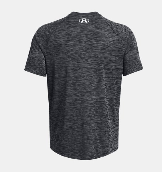 Siyah Erkek UA Tech Textured Kısa Kollu T-shirt