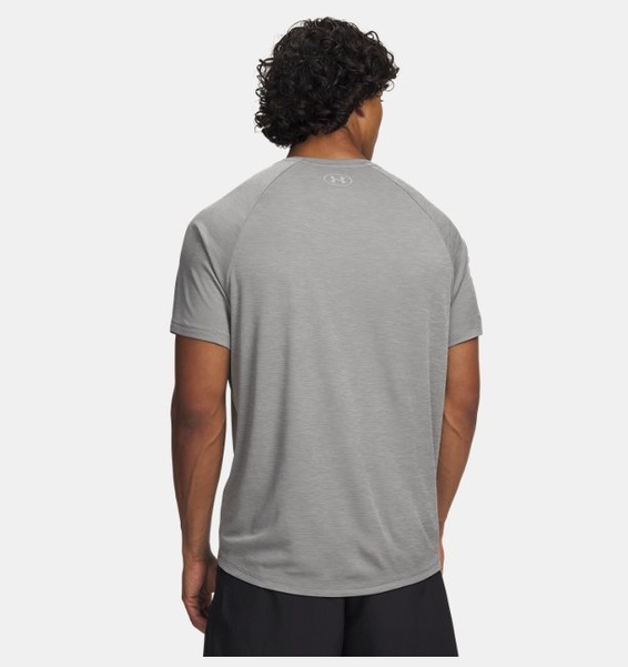 Yeşil Erkek UA Tech Textured Kısa Kollu T-shirt