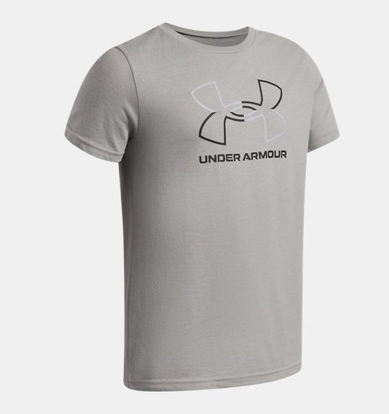 Gri Erkek Çocuk UA GL Foundation Kısa Kollu T-Shirt