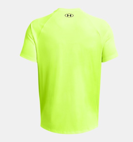 Neon Sarı Erkek UA Tech Textured Kısa Kollu T-shirt